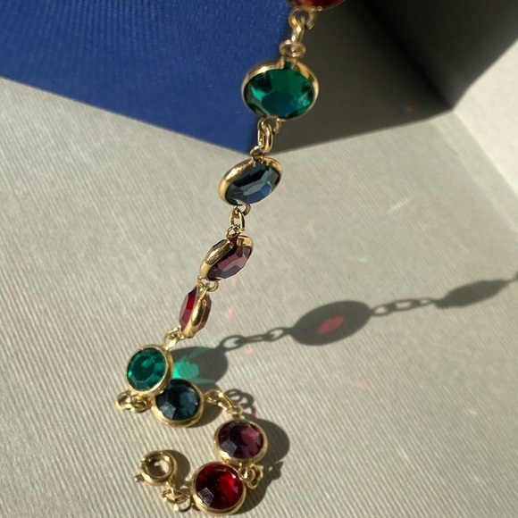 Swarovski multi color crystal bracelet - Picture 6 of 14